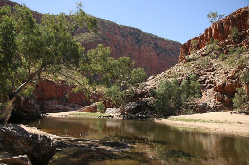 View of Ormiston Gorge