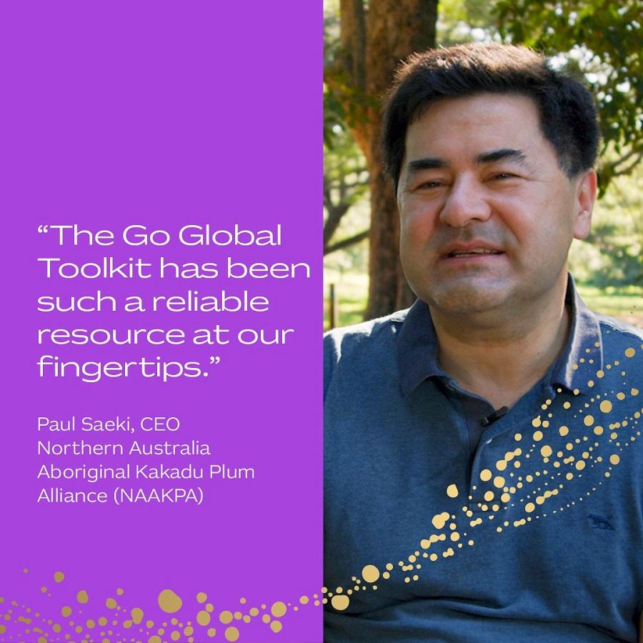 Paul Saeki testimonial for Go Global Toolkit