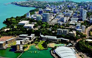 Aerial view of Darwin