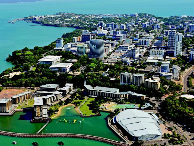 Aerial view of Darwin